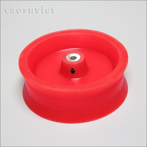 Ruedas de goma de uretano PU de fundición con núcleo de Metal hechas a mano en Vietnam transparente 40-90 ShoreA duradero versátil para maquinaria - Product Image 6