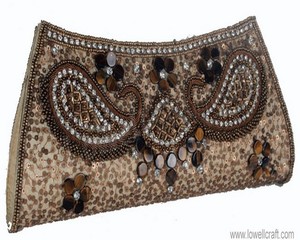 Bolso de mano Lowellcraft de satén para mujer, bolso de mano con forma de sobre grande para fiesta formal de noche, L-64 - Product Image 2