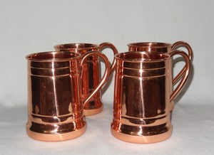 Taza de Cerveza de Cobre de Diseño Moderno, Elegante y de Lujo, Única y Nueva, para Uso en Bares, Fiestas y Bodas - Product Image 2