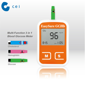 Sıcak Satış 3 in 1 Hızlı Kontrol kan şekeri ölçücü ile Kolesterol Hemoglobin Metre Fiyat Glukometre Şeritleri - Product Image 4