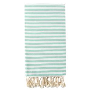 100% coton écologique turc plage Fouta serviette de bain à séchage rapide comprimé monogramme personnalisé jetable rayé - Product Image 6