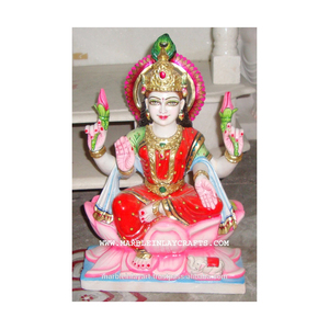 Marble Sitting Laxmi Maa Statue - Product Image 1