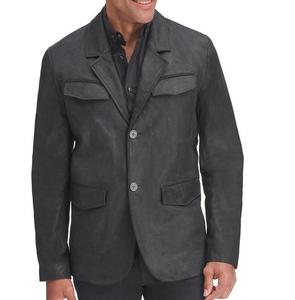 Chaqueta de moto de cuero Vintage para hombre, traje de calle informal, cómodo para todos los días, ropa de cuero duradera, suave y fácil de hacer - Product Image 5