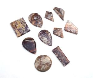 Lote de cabujones de jaspe Natural para hacer joyas, cabujones lisos para hacer joyas, colección de piedras, corte de estilo, buena calidad - Product Image 5