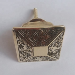 Perilla cuadrada hecha a mano para vestidor y cajón, pomo de mango de latón para tienda de ferretería, fabricante indio - Product Image 6