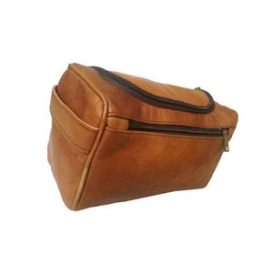 Organizador de bolsa de maquillaje de cuero de lujo con cierre de cremallera Bolsa de cosméticos de alta calidad - Product Image 1