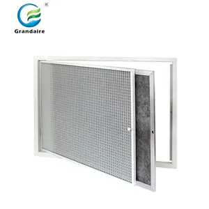 铝天花板扩散器 Eggcrate 格栅与铰链过滤器在空调系统