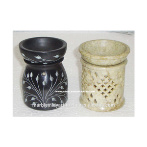 Soapstone Aroma <b>Oil</b> <b>Burner</b> For Home Decorations - Product Image 1