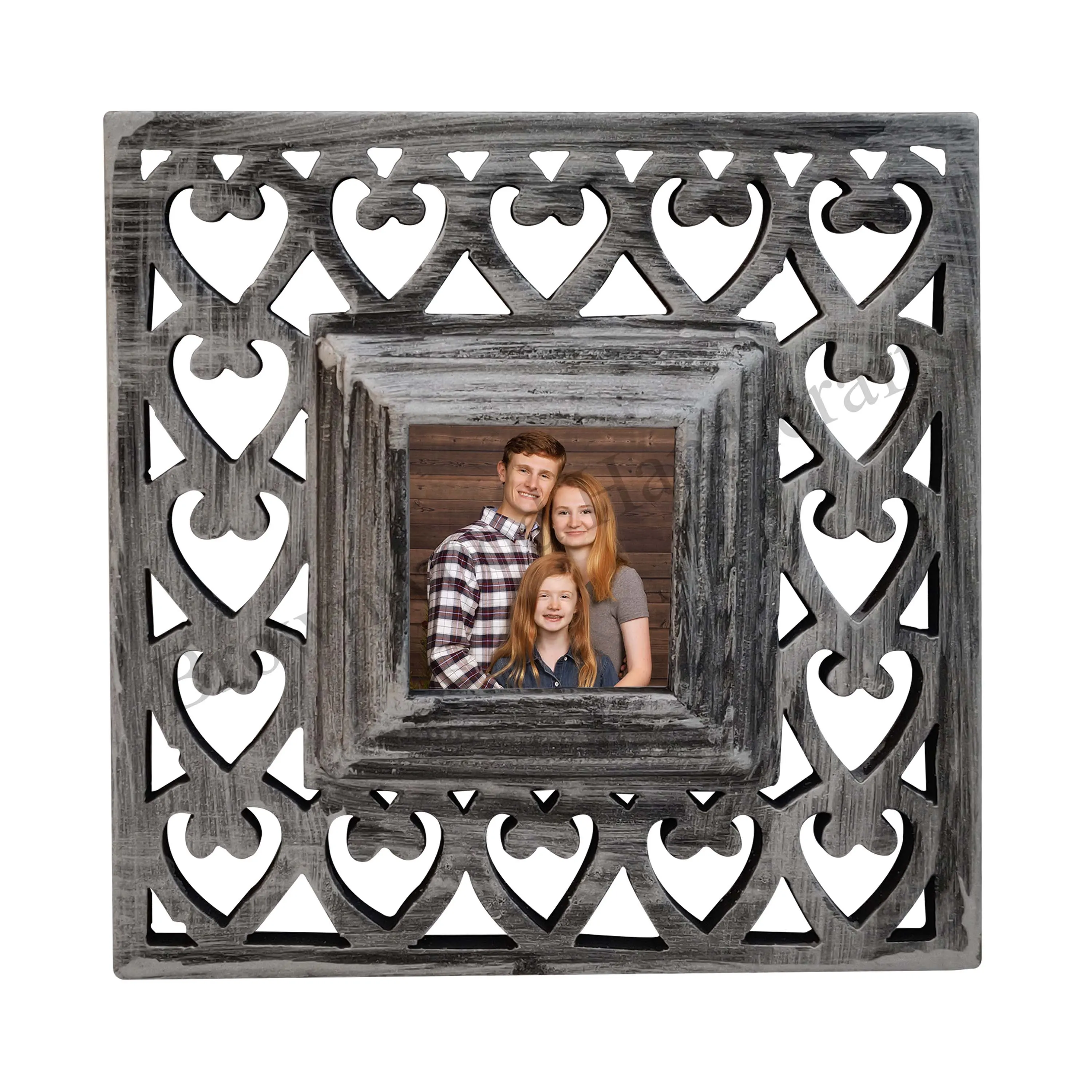 Beautifully Hand Carved MDF Wood Photo Frame to Showcase Precious Memories and Add Elegance in Decor Direct Factory Supply