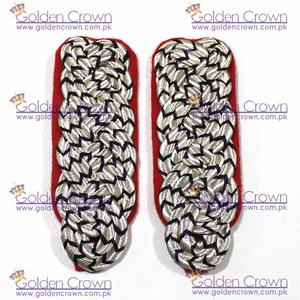 Épaulettes de major prussien à motif ciré, avec cordon métallique, écologiques, personnalisables, pour vêtements de sécurité et d'entraînement, 100% - Product Image 5