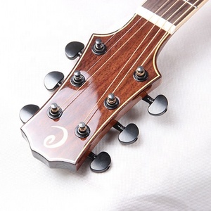 Chất lượng cao 41 inch cutaway rắn Spruce Top ngọn lửa Maple bên và trở lại gỗ gụ cổ 6 Dây acoustic <span class=keywords><strong>guitar</strong></span> với túi Capo - Product Image 2