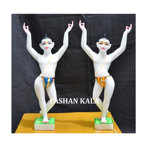 Statue indienne en marbre, Statue Exclusive, fait à la main, tête de dieu indien - Product Image 1