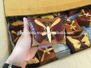 هاواي نمط الخشب تذكار مجوهرات صندوق اللغز السلاحف السباحة (ساندي 84587176063) - Product Image 5