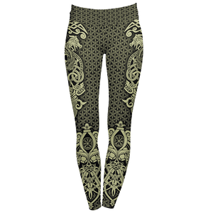 Women Casual <b>Shiny</b> Colorful Sublimation <b>Leggings</b> High Thick Spandex/Polyester Breathable Anti-Bacterial OEM Service - Product Image 5