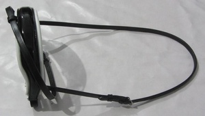 Brida de cuero genuino Premium exclusiva, canal vacío, patente, brida de caballo anatómica, banda para cejas, riendas, productos de caballo Premium - Product Image 3