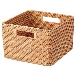 ผักตบชวาตะกร้าไม้ Handle - Product Image 4