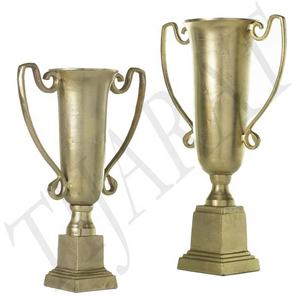 Florero decorativo de Metal de Venta caliente para hoteles de boda y jarrón de piso funcional de decoración del hogar - Product Image 6