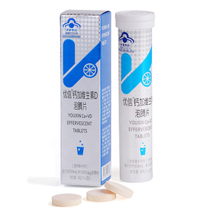 OEM ODM bebida sólida vitamina D3 calcio apoyo inmune al carbono comprimidos efervescentes - Product Image 1
