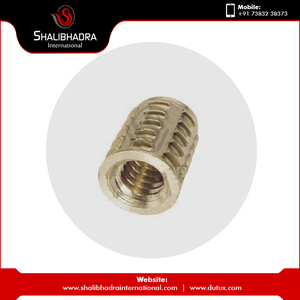 Tuerca de inserción Sharp-Sert de latón pulido Estándar ISO Medición imperial Acabado personalizado de alta resistencia a precio mayorista - Product Image 2