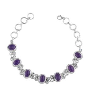 925 Sterling Sliver Amethyst Rough Stone <b>Bracelets</b> - Product Image 5