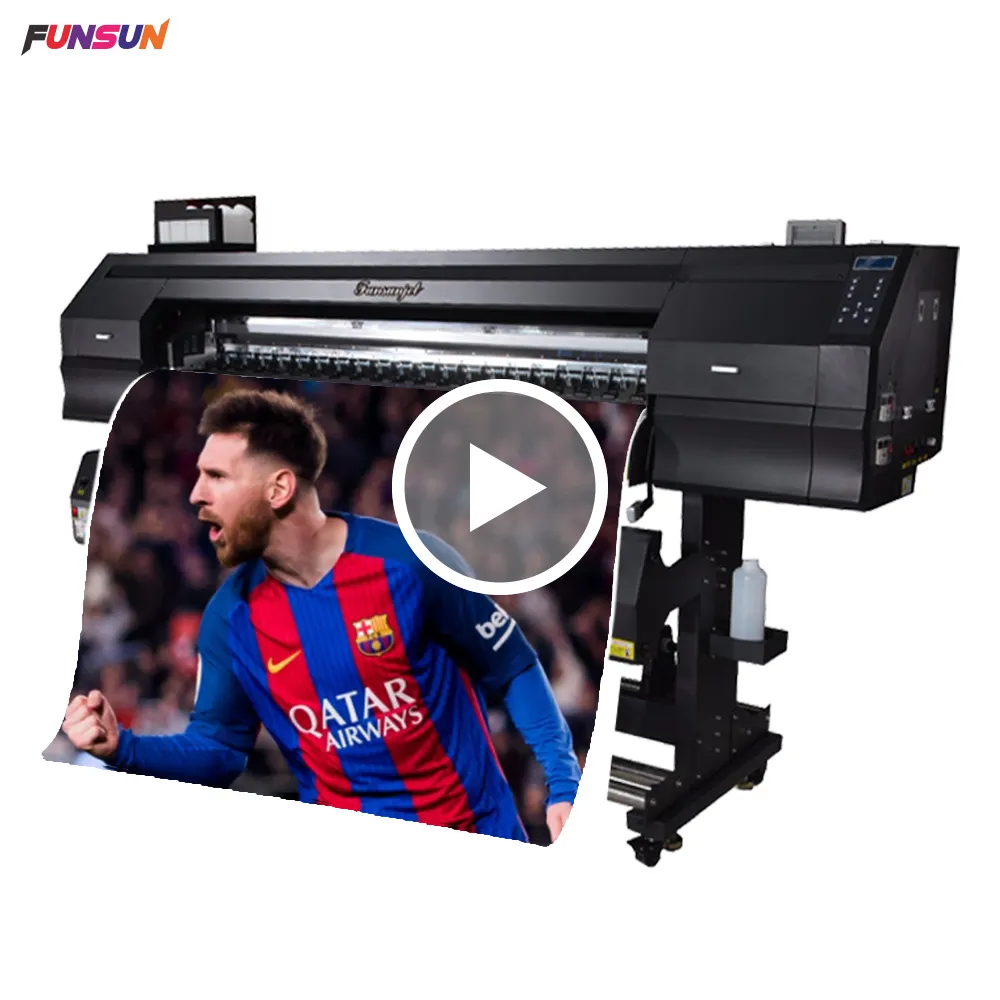 Funsunjet FS-1800 Termurah DX7 Eco Pelarut Printer Plotter