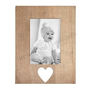 Design élégant cadre Photo en forme de cœur en bois de mangue massif cadre Photo décoratif en bois fourniture directe d'usine au prix de gros - Product Image 4