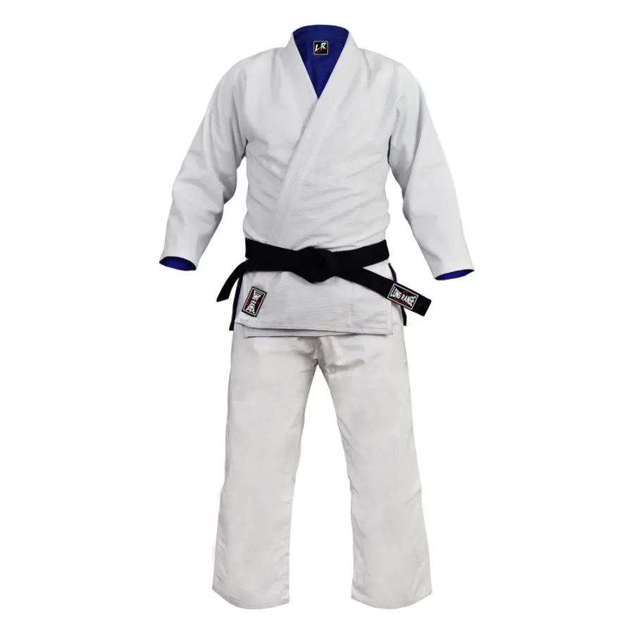Équipement d'arts martiaux, uniforme pour les arts martiaux, ensemble d'uniformes blanc pour judo 100% coton, 2 pièces