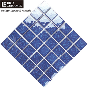 La natation décorative de piscine de vague de mer 3d conçoit la tuile de mosaïque à vendre E48T03 - Product Image 6