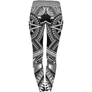 Legging de yoga taille haute avec logo personnalisé pour femmes, collants élastiques pour l'entraînement, scrunch, bout à bout, vêtements de gym sans couture, motif de sublimation solide - Product Image 3