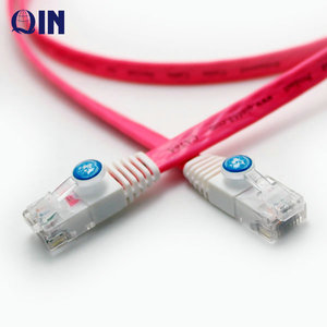 Fire resistance Flexible Flat <strong>FTP</strong> Cat6a <strong>Patch</strong> <strong>Cord</strong> with RJ45 connector - Product Image 1