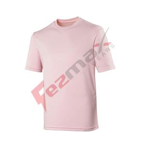 Camiseta de manga corta con cuello redondo para hombre de la mejor calidad, camiseta transpirable de talla grande, diseño en blanco de tela - Product Image 4