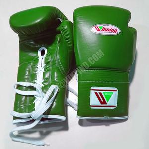 2019ที่มีคุณภาพสูงที่ชนะปรับแต่งสีและการออกแบบที่ชนะมวยถุงมือหนังจริงมวยถุงมือลูกไม้ขึ้น - Product Image 2