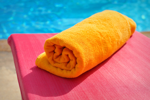 Nueva Toalla de Playa Grande personalizada de calidad de exportación en Color sólido 100% algodón egipcio Toalla de playa de golf de buena calidad de la India - Product Image 2