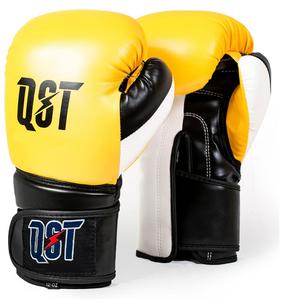 Guantes de boxeo de entrenamiento profesional con logotipo personalizado Diseño clásico de cuero de perforación dura para la práctica de artes marciales - Product Image 4