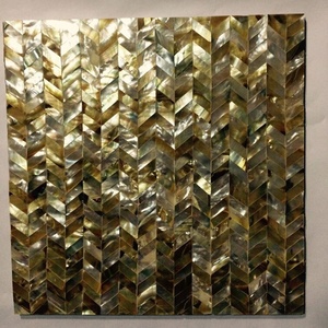 Coquille de mer décorative Mate carrelage mur intérieur carreaux belle décoration de la maison papier peint look par lametierartz - Product Image 3