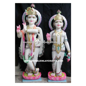 Indian Makrana Marble Radha Krishna Moorti - Product Image 1