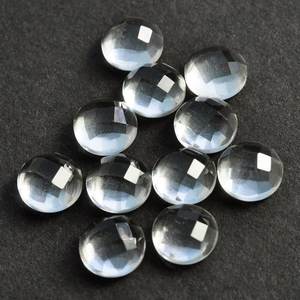 15mm cristal naturel Quartz lâche Rose coupe Cabochon pierre précieuse IGI certifié traité thermiquement AAA haute qualité en gros bas prix - Product Image 4
