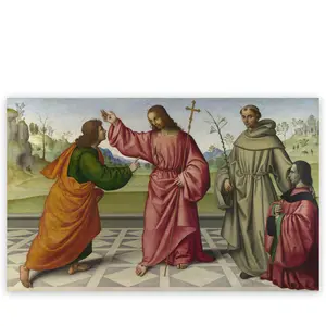 الجملة جدار فن الديكور الكلاسيكية المسيحي يسوع صورة مطبوعة على القماش قدح برسم يدوي