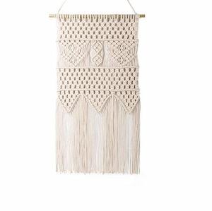 Perchas de plantas de macramé de algodón ecológicas hechas a mano, decoración de jardín de pared interior y exterior de lujo, cuerda de algodón de Navidad inspirada en INS - Product Image 3