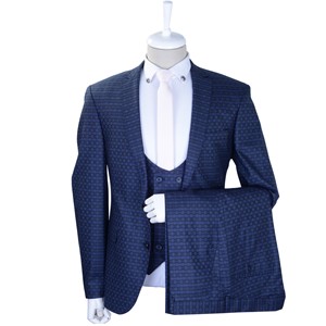 Costume 3 pièces pour homme, tenue tendance, de haute qualité, Slim, nouveau Design, personnalisé, nouvelle collection - Product Image 1