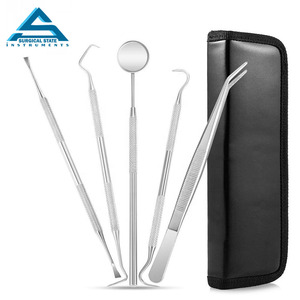 Professional 5-in-1 Dental Set Stainless Steel Surgical Instruments for Tartar Plaque Removal Dental Pick <b>Scaler</b> for Students' - Product Image 2