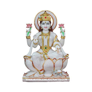 Idol de mármol de la diosa Laxmi ji - Product Image 1