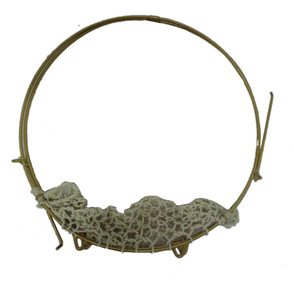 Revistero de malla de alambre de Metal y ratán de nuevo diseño, Revistero de malla de metal, revistero - Product Image 4