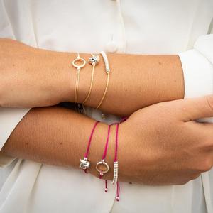 <b>Beaded</b> bracelet / Pink Bracelet <b>set</b> - Product Image 1