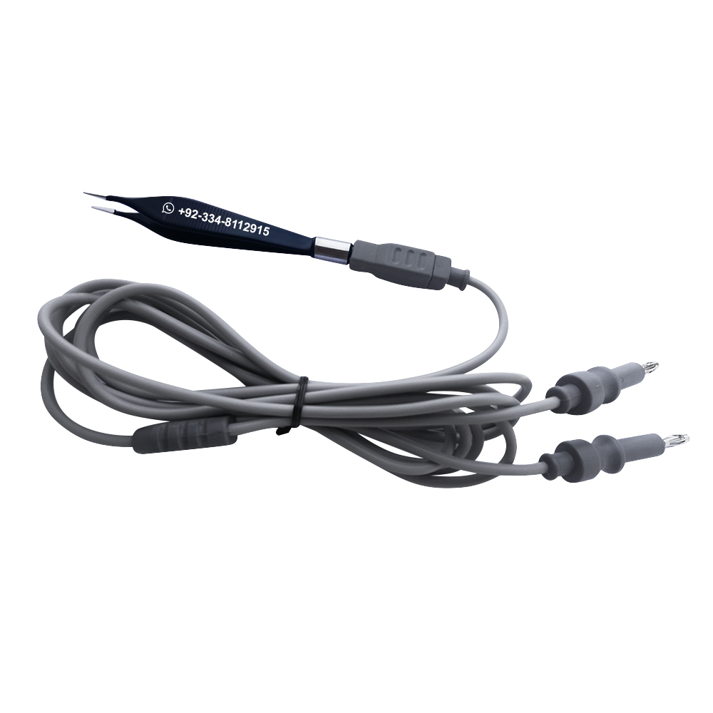 Non-Stick Electrosurgical European Adson Bipolar Forceps