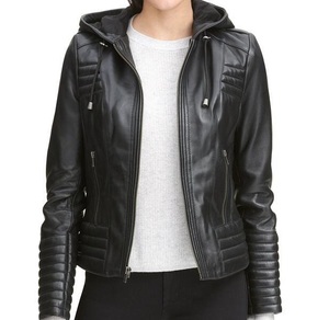 Chaqueta de moda de otoño invierno personalizable para mujer 100% poliéster estilo de cuero de oveja ropa de fábrica directa - Product Image 3