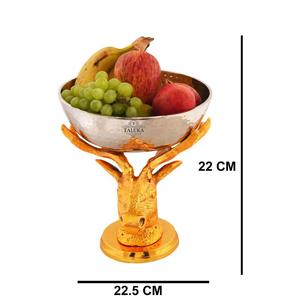 Soporte de ciervo de latón hecho a mano de Venta caliente con cuencos de acero inoxidable martillados cuencos de soporte de ciervo - Product Image 3