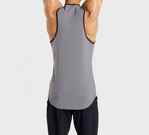 Camiseta sin mangas ultraligera para gimnasio para hombre, algodón transpirable de secado rápido que absorbe la humedad para actividades deportivas - Product Image 4