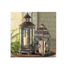 Linterna decorativa de metal hecha a mano para bodas Decoración de oficina en casa - Product Image 4