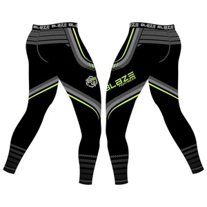 Leggings de course personnalisés pour hommes, pantalons à Compression pour Fitness, offre spéciale - Product Image 2